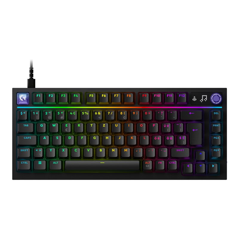 Logitech G316 X 75 tastiera per giochi, nera, US International