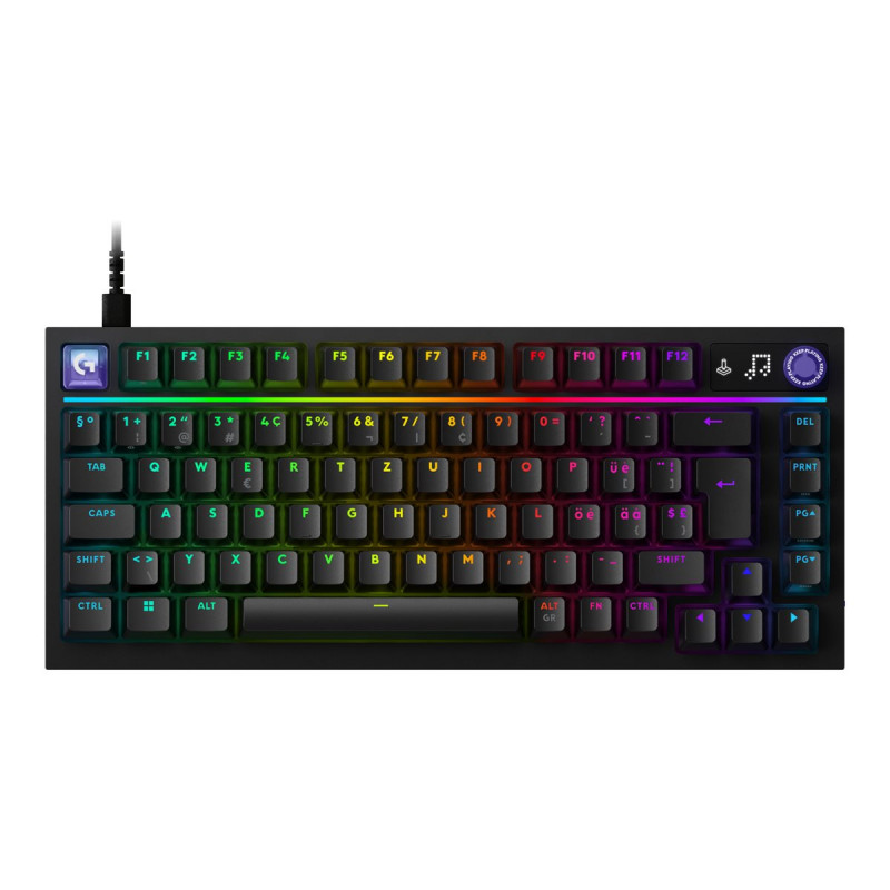 Logitech G316 X 75 tastiera per giochi, nera, US International