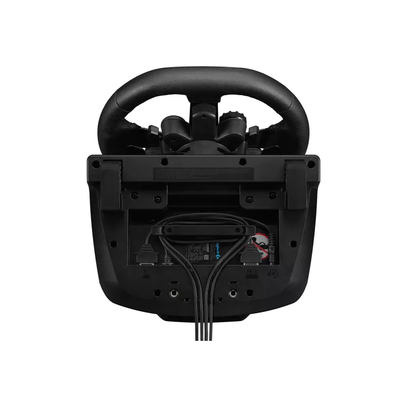 Logitech G923 volante da corsa con pedali per PC, nero