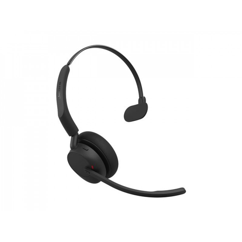 Jabra Evolve3 45 Mono UC cuffia con microfono, LINK 390c e base di ricarica, nera