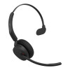 Jabra Evolve3 45 MS Mono cuffie con microfono e Link 390c, sovraurali, Bluetooth, nere