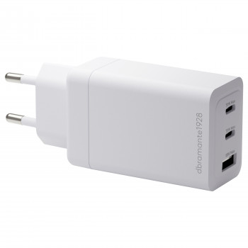 dbramante1928 CI70CCWH4436 alimentatore, 70 W, 2x USB-C + 1x USB-A, spina EU, bianco