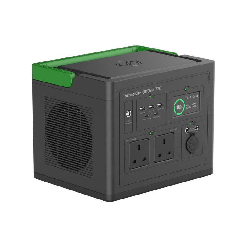 APC Schneider OffGrid 730 PPS730-UK stazione di alimentazione portatile, 738 Wh, prese UK