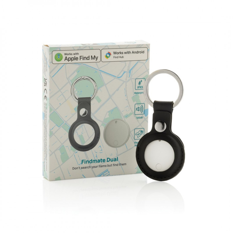 XD Design FindMate Dual RCS localizzatore P301.6203, Apple Find My e Android Find Hub, IPX5