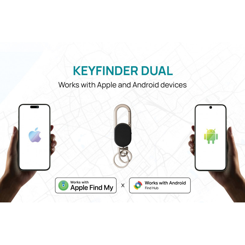 XD Design Connects Keyfinder Dual localizzatore per chiavi, Apple e Android Find, P301.1601