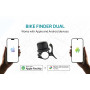 XD Design Connects Bike Finder Dual campanello per bici con localizzatore, Apple e Android Find, IPX6, P301.1401