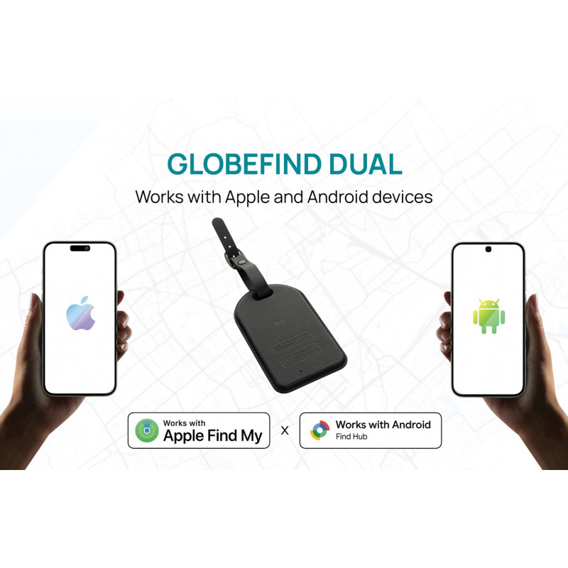 XD Design Connects Globefind Dual RCS localizzatore per bagagli, Apple e Android Find, P301.5701