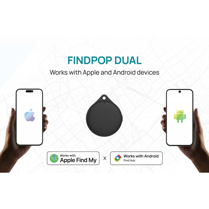 XD Design Connects Findpop Dual localizzatore, Apple e Android Find, IPX5, P301.1701