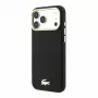 Lacoste Champs Elysees custodia MagSafe in pelle PU per iPhone 18 Pro Max / 17 Pro Max, logo dorato, nera e oro