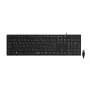 Speedlink NIALA SL-640008-BK tastiera, nera, layout tedesco
