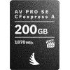 Angelbird AV Pro CFexpress A v4 SE MK3, scheda di memoria da 200 GB