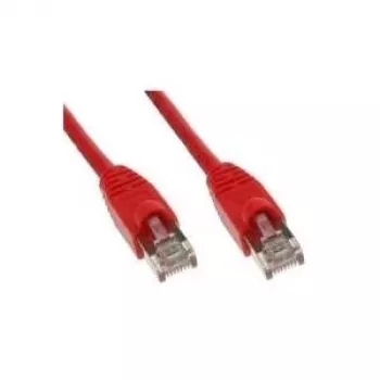 Tecline cavo patch S-STP (PIMF) Cat 6, 7,5 m, rosso, con protezione antipiega particolarmente sottile