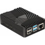 Joy-it RBACP409 custodia in alluminio, nera