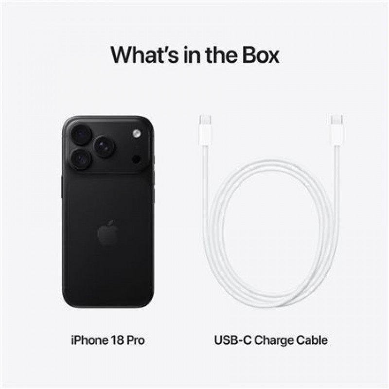 Apple iPhone 18 Pro smartphone, 256 GB, JP eSIM, nero