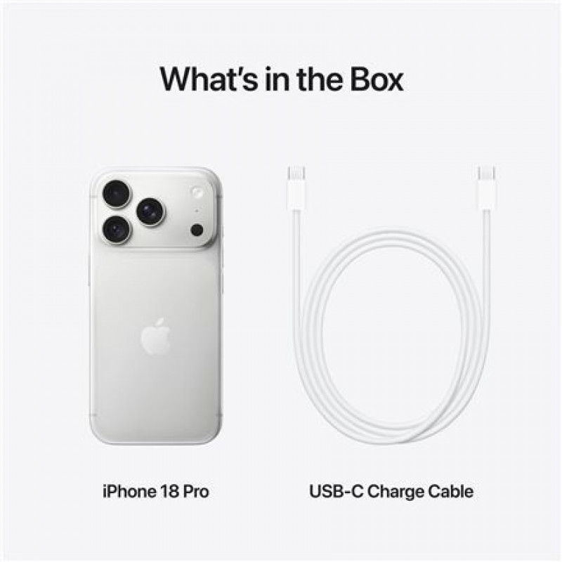 Apple iPhone 18 Pro smartphone, 256 GB, JP eSIM, argento