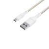 Cavo WINX LINK Simple da USB a Micro USB, intrecciato in nylon, 1 m, bianco