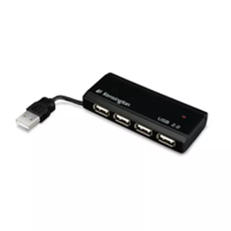 Kensington PocketHUB Mini hub USB 2.0, 4 porte (33399EU)
