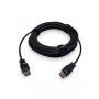 Mercodan 581670056 UltraSlim cavo HDMI armato in fibra ottica
