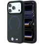BMW M Kevlar Blue Print Ring MetalLogo MagSafe custodia per iPhone 18 Pro Max / 17 Pro Max, nera
