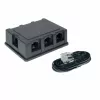 S/CONN maximum connectivity distributore ISDN a 6 vie, set con cavo di collegamento da 3,0 m, 71400-6SET