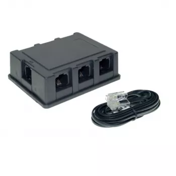 S/CONN maximum connectivity distributore ISDN a 6 vie, set con cavo di collegamento da 3,0 m, 71400-6SET