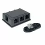 S/CONN maximum connectivity distributore ISDN a 6 vie, set con cavo di collegamento da 3,0 m, 71400-6SET