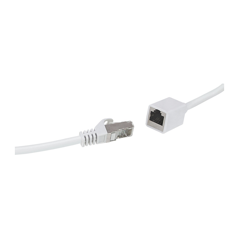 LogiLink CQX061S prolunga per cavo patch Cat.6A Premium, 3 m, bianca