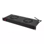 LogiLink FAU102B unità ventole 19″, 2 ventole, con interruttore, 1U, nera