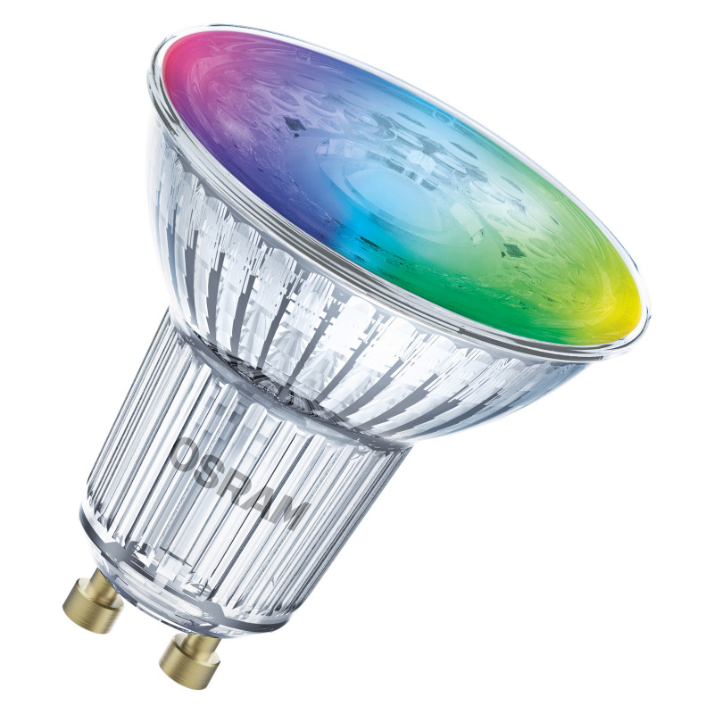 Osram SMART+ MATTER Multicolor Spot PAR16 50 faretto smart, 45°, GU10, 4,7 W, RGBW, Wi-Fi