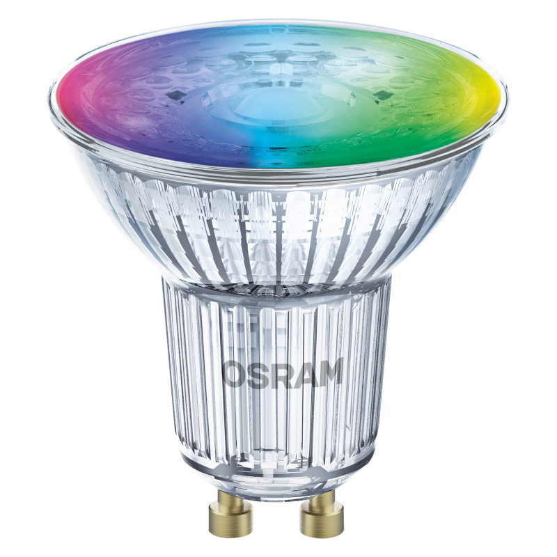 Osram SMART+ MATTER Multicolor Spot PAR16 50 faretto smart, 45°, GU10, 4,7 W, RGBW, Wi-Fi