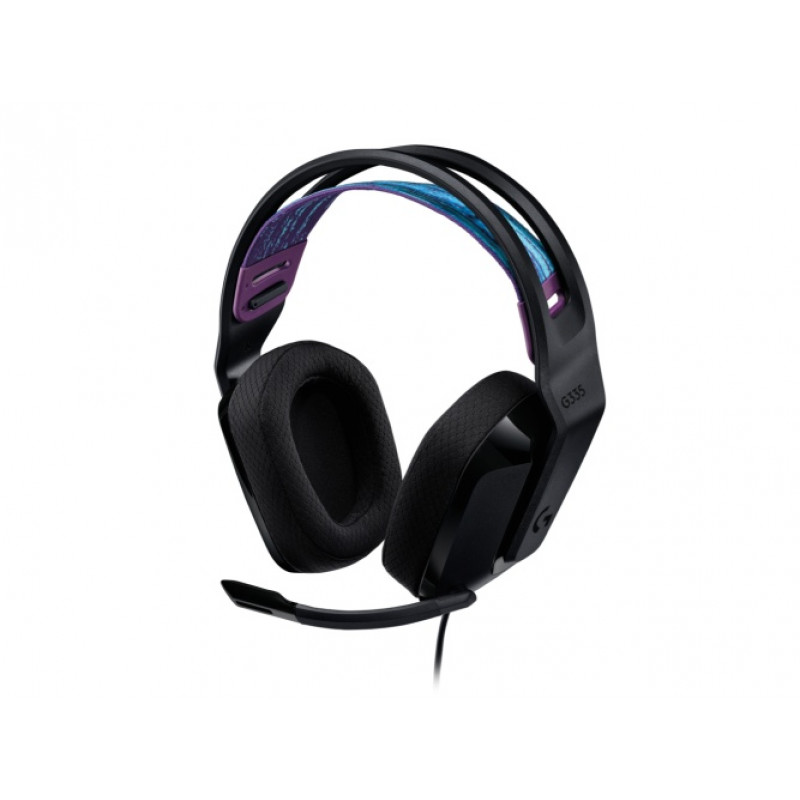 Logitech G335 cuffie gaming con cavo, jack da 3,5 mm, nere