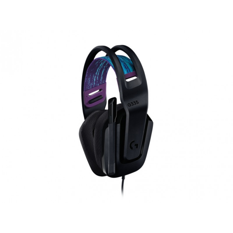 Logitech G335 cuffie gaming con cavo, jack da 3,5 mm, nere
