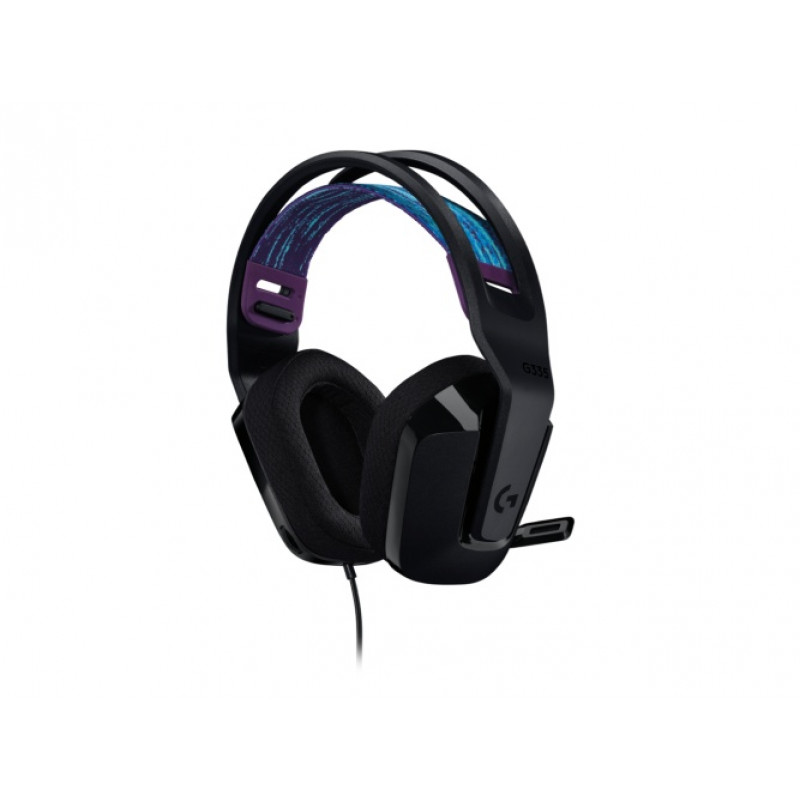 Logitech G335 cuffie gaming con cavo, jack da 3,5 mm, nere