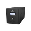 Alantec AP-BK1000-02 gruppo di continuità UPS 1000VA/600W, formato tower, LCD, 4×CEE 7/3, USB, batterie VRLA 2×7Ah