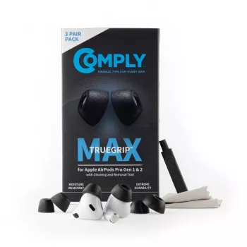 Comply MAX gommini per Apple AirPods Pro di 1ª e 2ª generazione, Electric Pine, taglia L