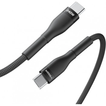 Veger CC03 cavo USB-C a USB-C, PD 48 V 5 A 240 W, 1,5 m, nero