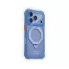 Skinarma Saturn Skin000483 custodia con MagSafe e RotatingKick Stand per iPhone 18 Pro / 17 Pro, blu