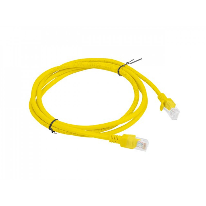Lanberg PCU6-10CC-0150-Y cavo patch RJ45 Cat.6 UTP, 1,5 m, giallo