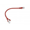 Lanberg PCU6-10CC-0025-R cavo patch RJ45 Cat.6 U/UTP, 0,25 m, rosso