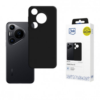 3mk Matt Case custodia per Huawei Pura 70, nera