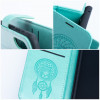 OEM custodia a libro Mezzo Book per Samsung S20 FE / S20 FE 5G, motivo acchiappasogni, verde