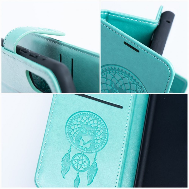 OEM custodia a libro Mezzo Book per Samsung S20 FE / S20 FE 5G, motivo acchiappasogni, verde
