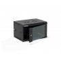 Alantec SW-6U-600-450-01-CF armadio server a parete da 19 pollici 6U, 600x450, nero, da montare (Flat Pack)