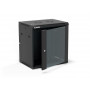 Alantec SW-12U-600-450-01-CF armadio server a parete da 19 pollici 12U, 600x450, nero, da montare (Flat Pack)