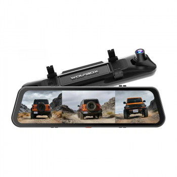 WOLFBOX G900TriPro Bumper dashcam, anteriore 4K + posteriore 2,5K + paraurti 1080p, Wi-Fi