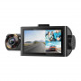 WOLFBOX i07 dashcam, anteriore 2,5K + posteriore e interna 1080p, Wi-Fi
