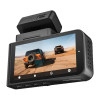 WOLFBOX X3 dashcam, anteriore 2,5K + posteriore 1080p, Wi-Fi, 64 GB