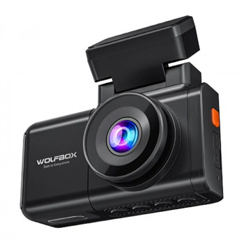 WOLFBOX X3 dashcam, anteriore 2,5K + posteriore 1080p, Wi-Fi, 64 GB