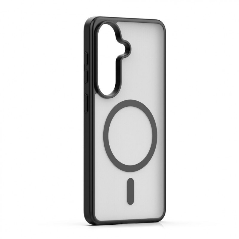 iLike Mag Matt custodia per Samsung Galaxy A16 4G / A16 5G / A17 4G / A17 5G con ampio foro per la fotocamera, nera