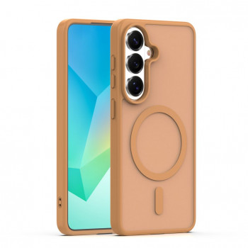 iLike Mag Matt custodia per Samsung Galaxy A16 4G / A16 5G / A17 4G / A17 5G con ampio foro per la fotocamera, marrone